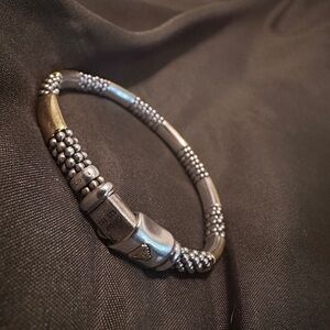 LAGOS Silver and Gold
Beaded Bracelet